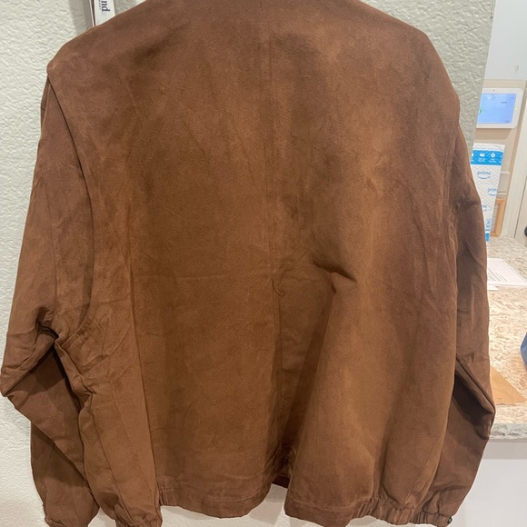 Greg Norman Brown Zip Up Jacket Size Large - Picture 2 of 5